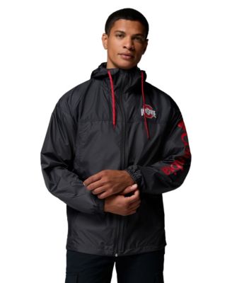 Men's  Black Ohio State Buckeyes Flash Challenger II Full-Zip Hooded Windbreaker