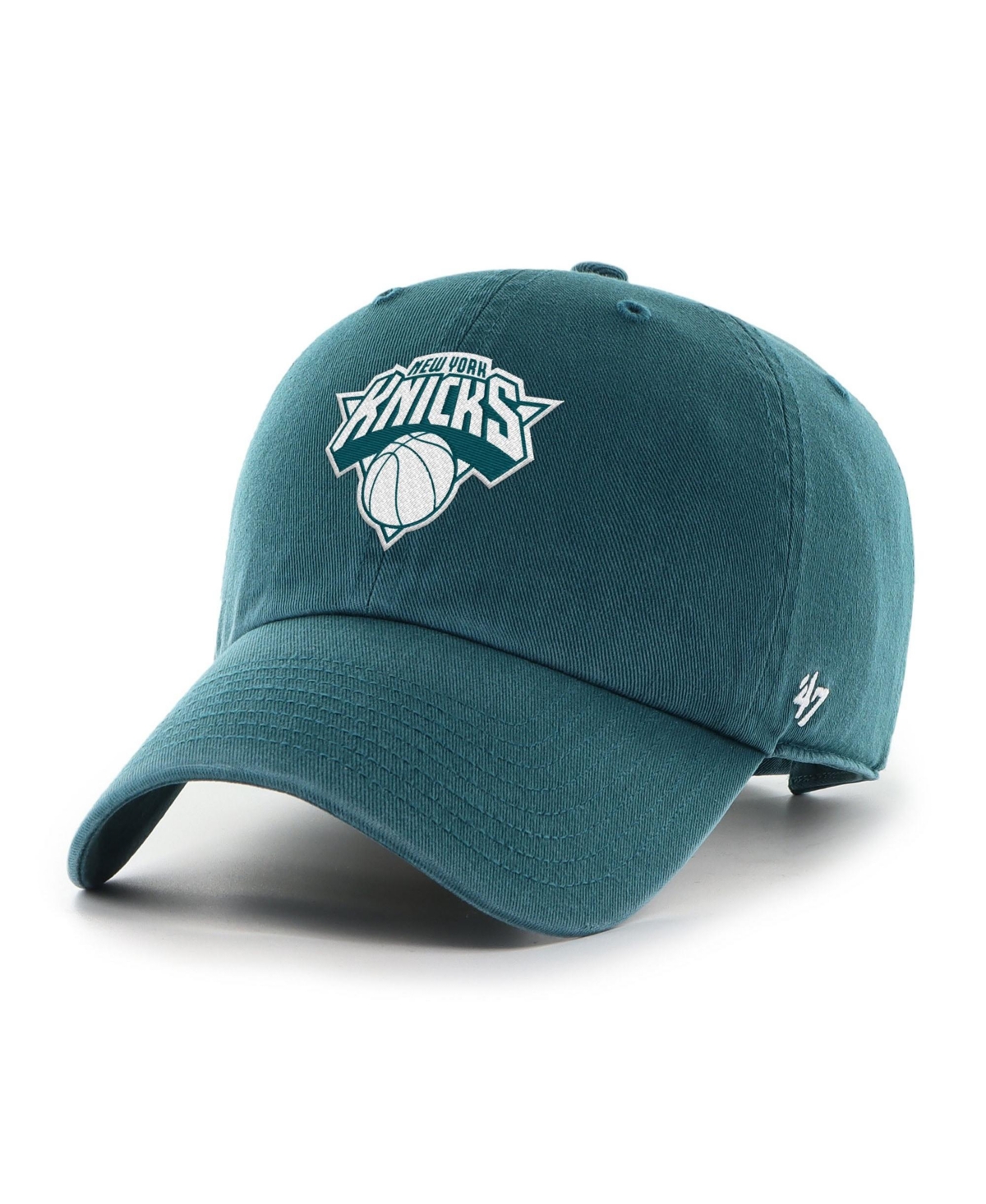 '47 Brand Men's and Women's Green New York Knicks Color Pack Clean Up Adjustable Hat - Green