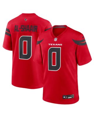 Men's Azeez Al-Shaair Red Houston Texans Alternate Game Jersey