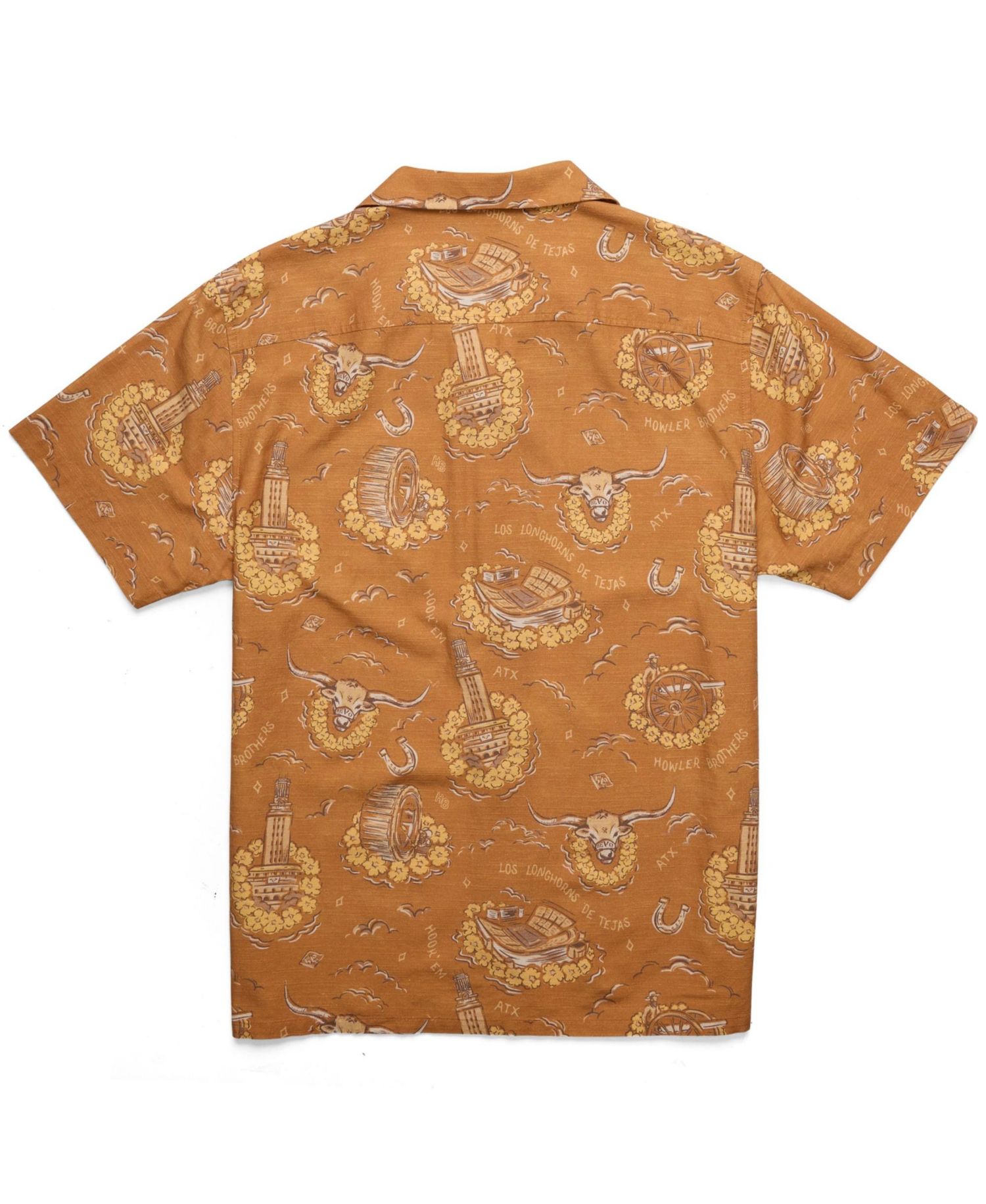 Men's Texas Orange Texas Longhorns Monoloha Button-Up Shirt
