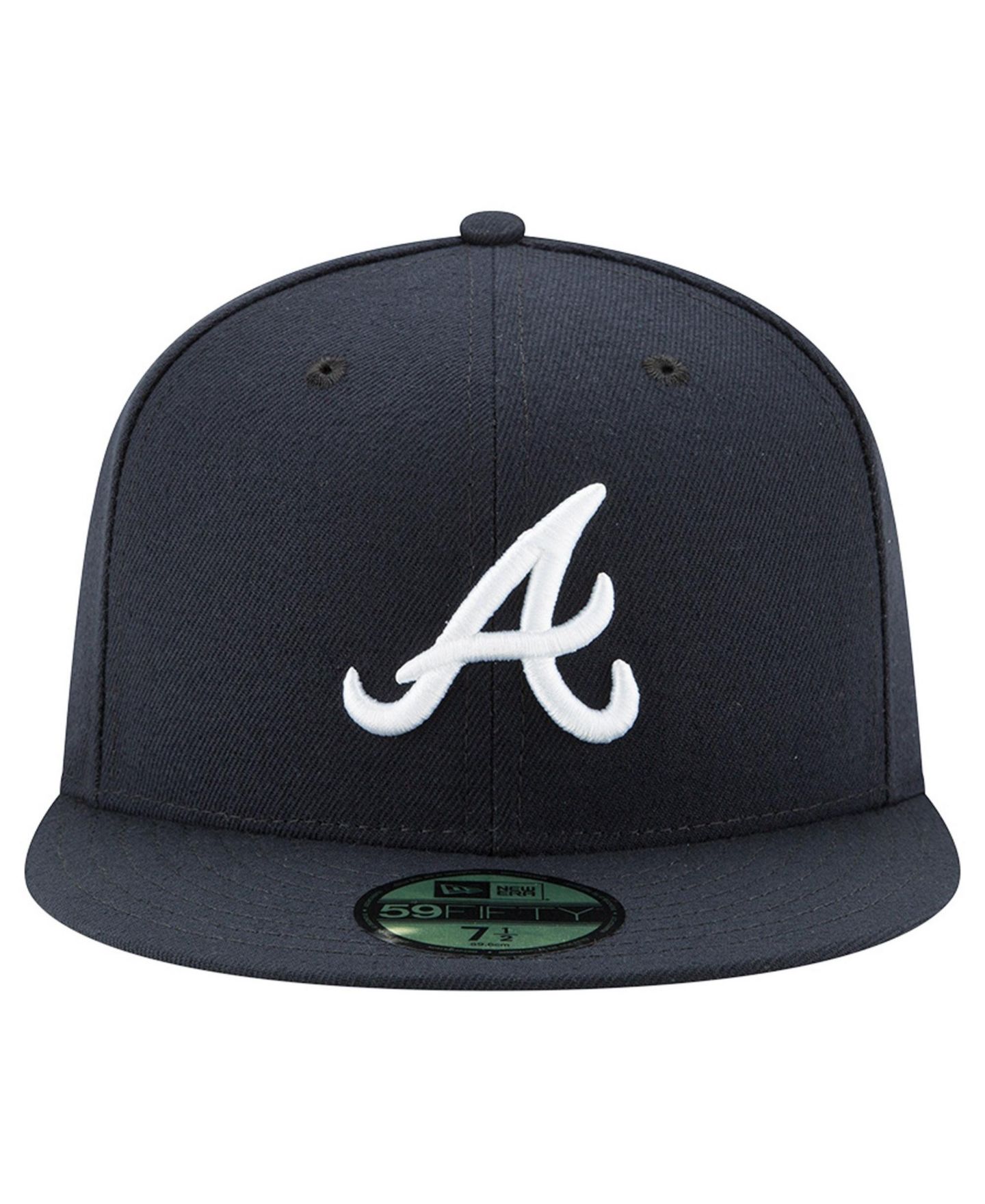 Мужская кепка New Era Navy Atlanta Braves 2026 Little League Classic Authentic Collection 59FIFTY Fitted Hat — фото 2