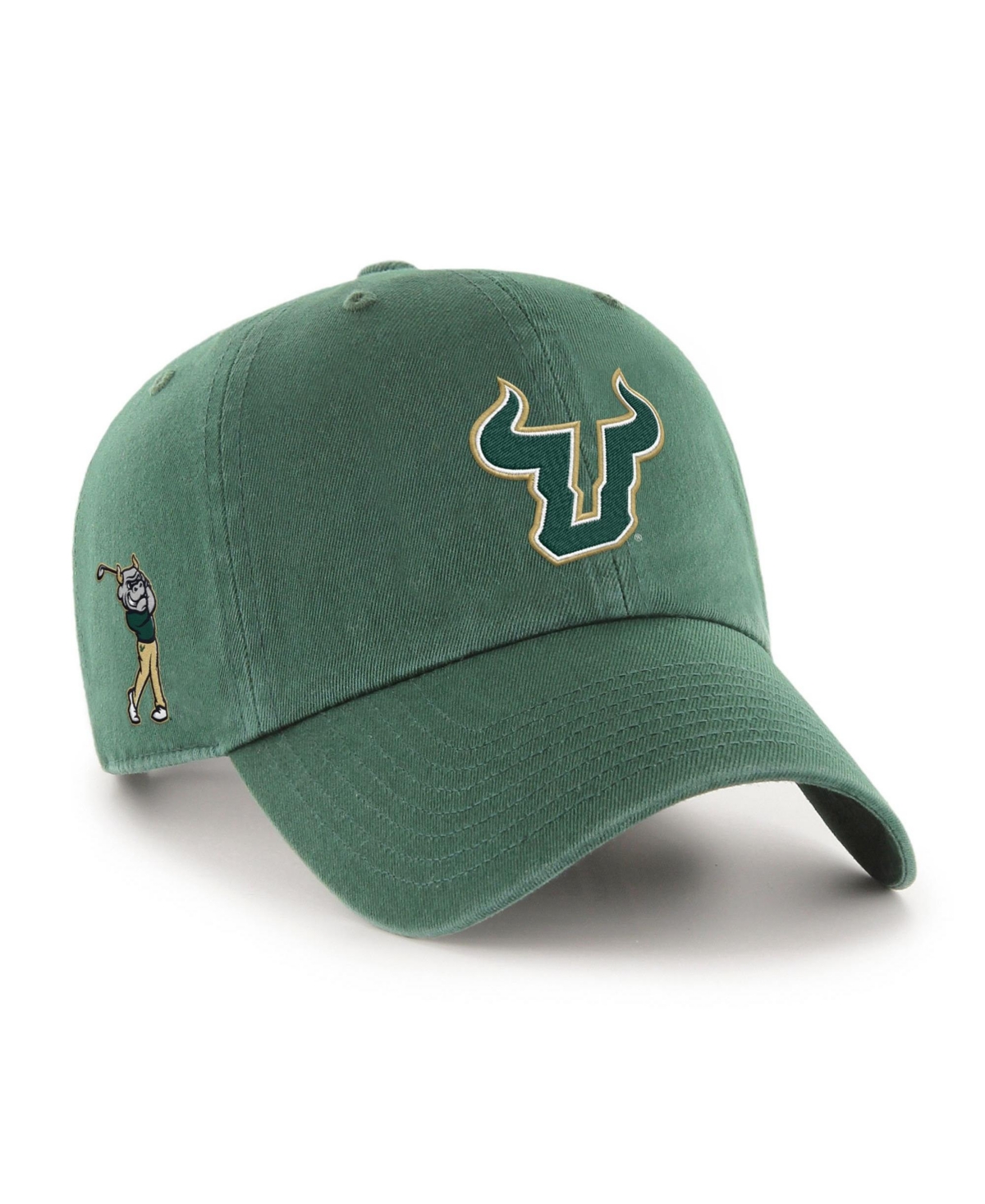 '47 Brand Men's Green South Florida Bulls Sure Shot Clean Up Adjustable Hat