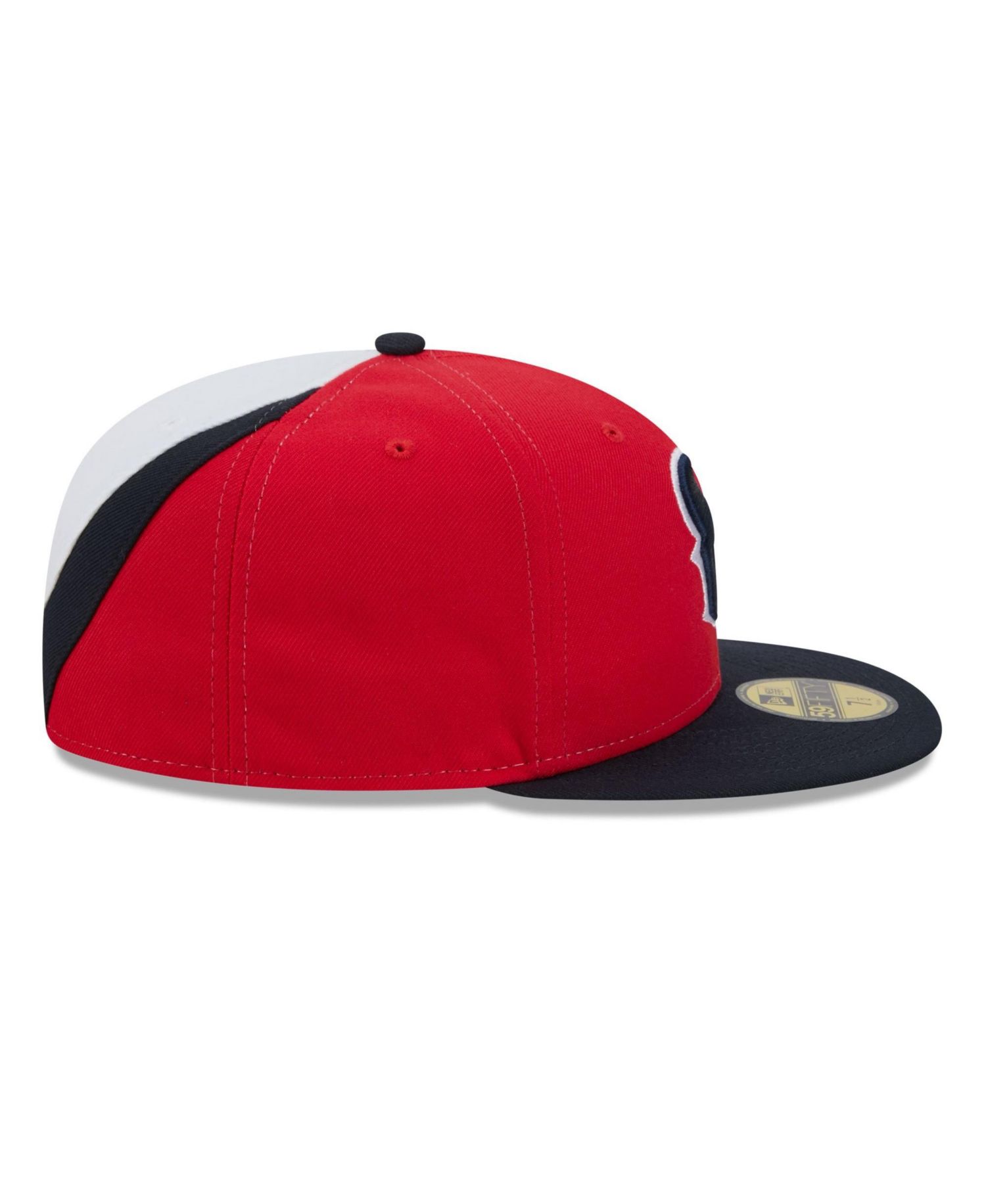 Men's Red/Navy Houston Texans Shock 59FIFTY Fitted Hat