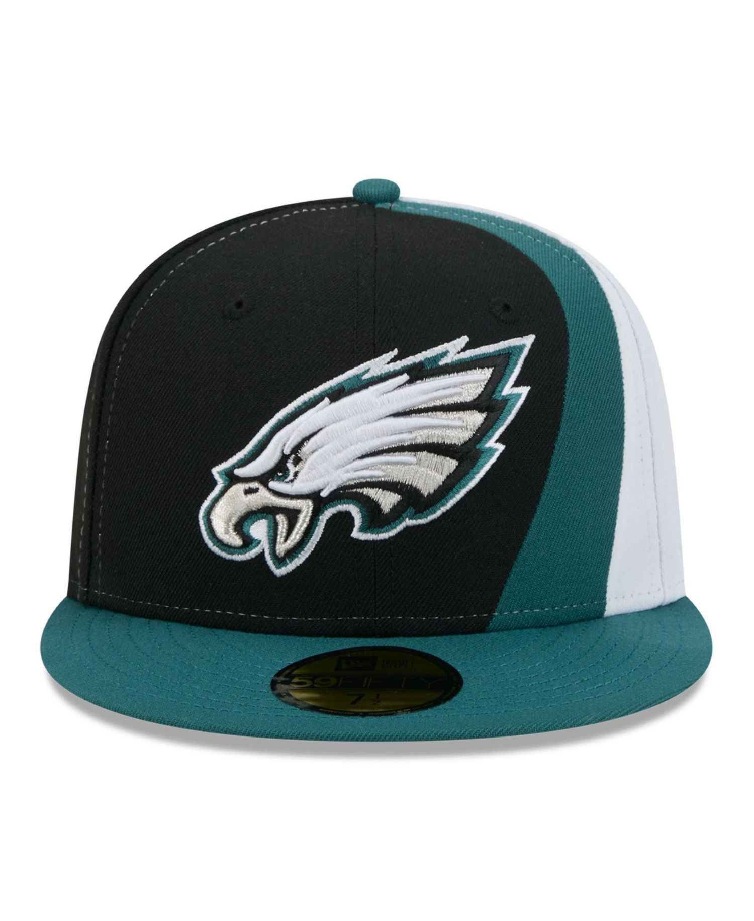 Men's Black/Midnight Green Philadelphia Eagles Shock 59FIFTY Fitted Hat