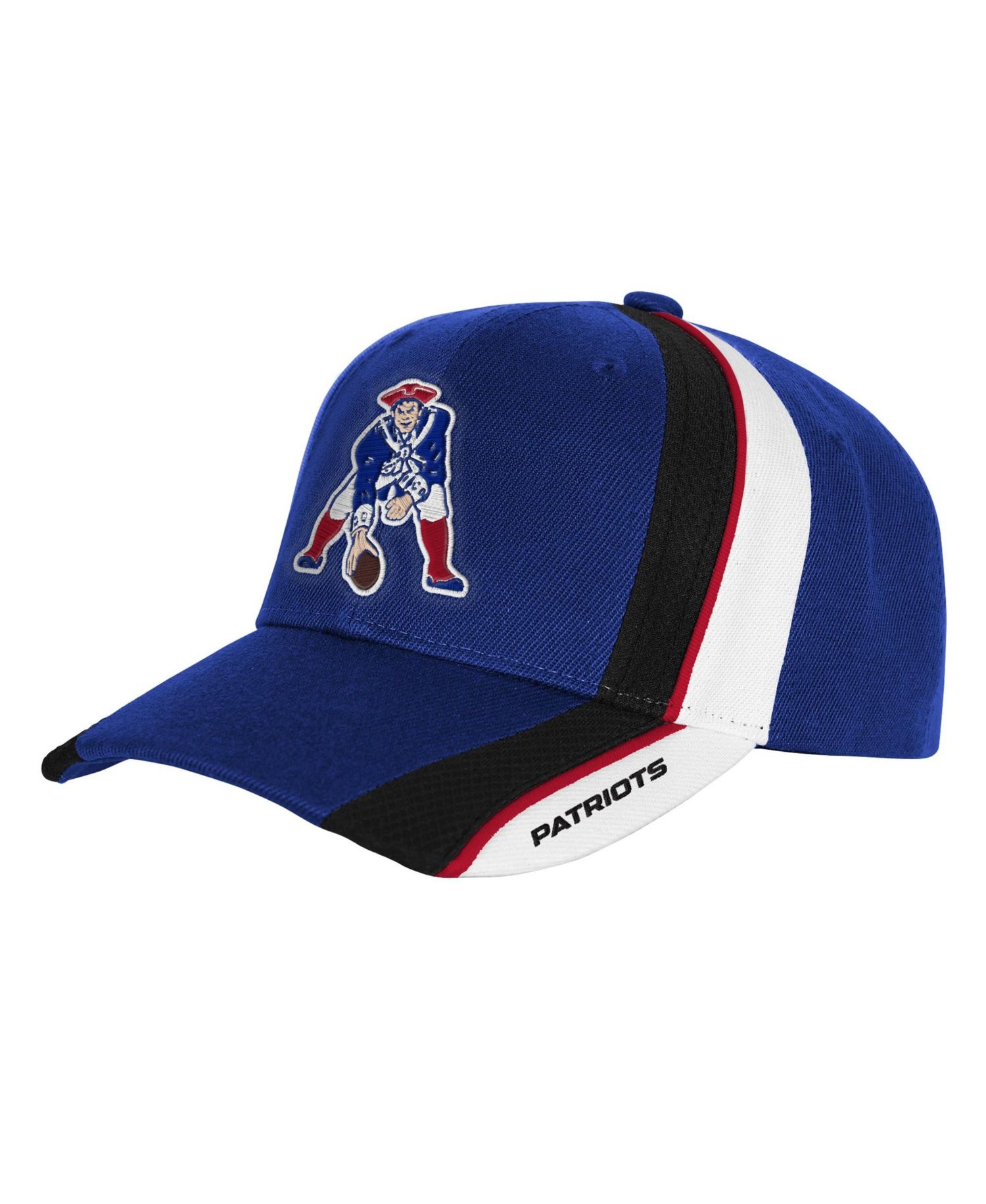 Big Boys and Girls Royal New England Patriots Club Downforce Pro Crown Adjustable Hat