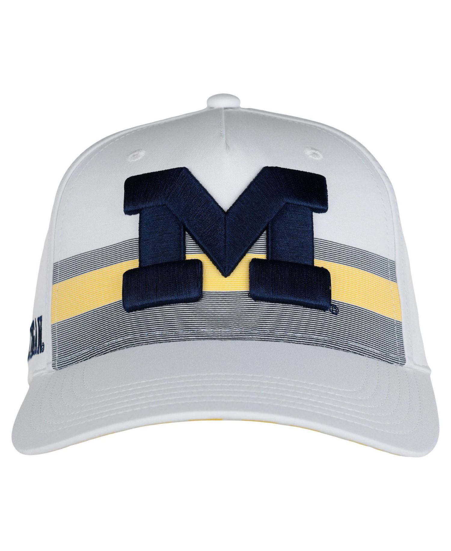 Men's and Women's White Michigan Wolverines The Sideline Adjustable Hat