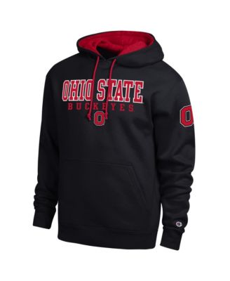 Men's Black Ohio State Buckeyes Contrast Hoodie