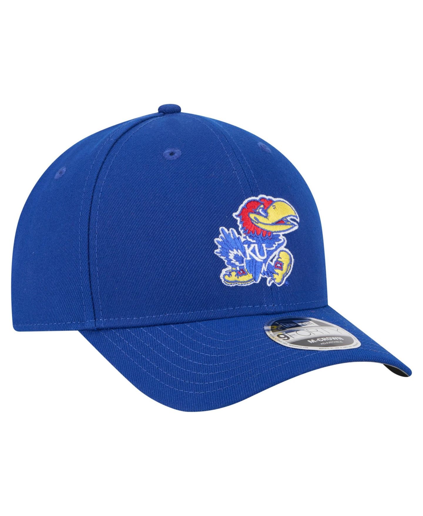 Мужская кепка New Era Royal Kansas Jayhawks Team Collective 9FORTY M-Crown Adjustable Hat — фото 3