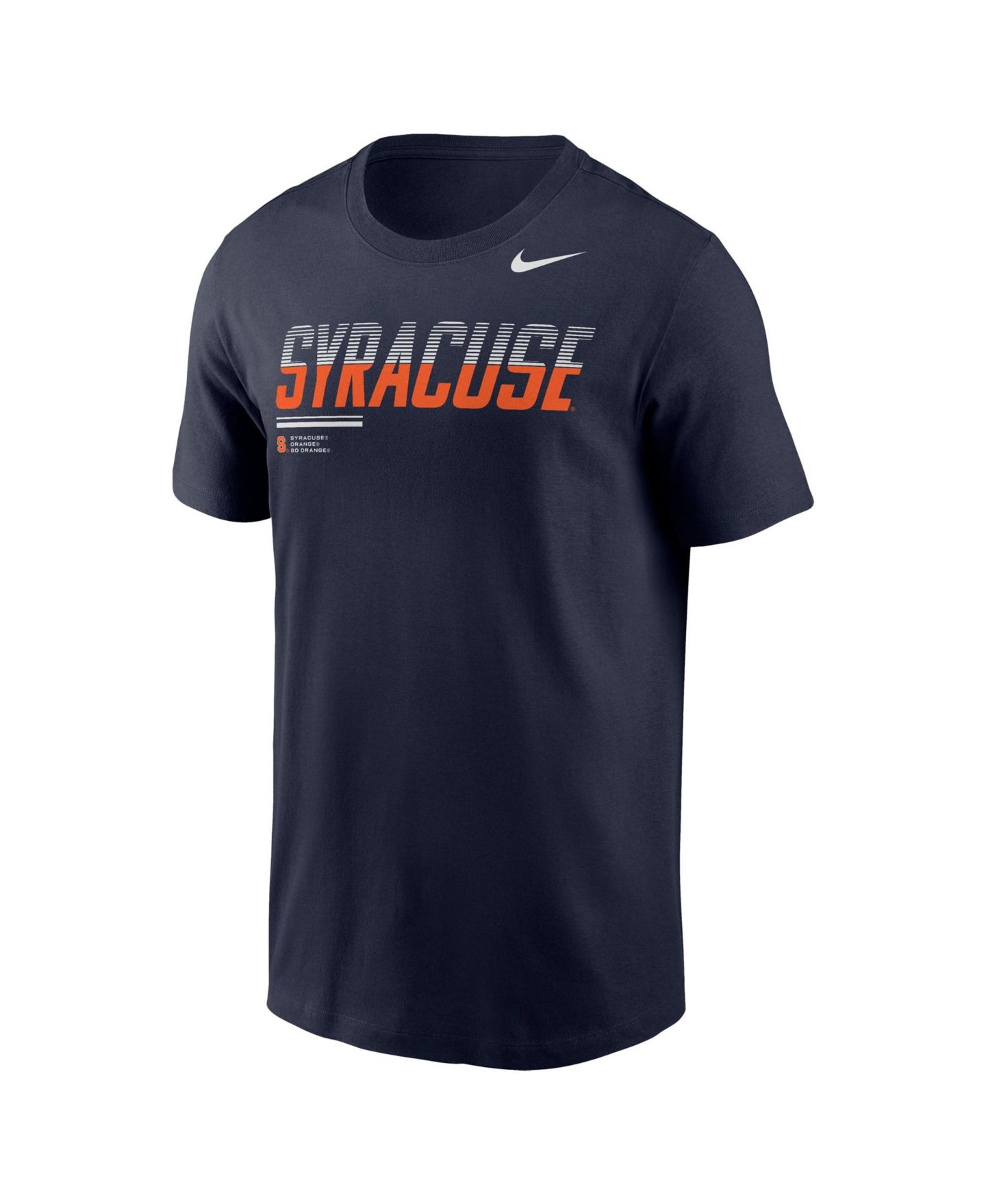 Мужская футболка Nike Navy Syracuse Orange 2026 Sideline Wordmark Legend Dri-FIT — фото 2