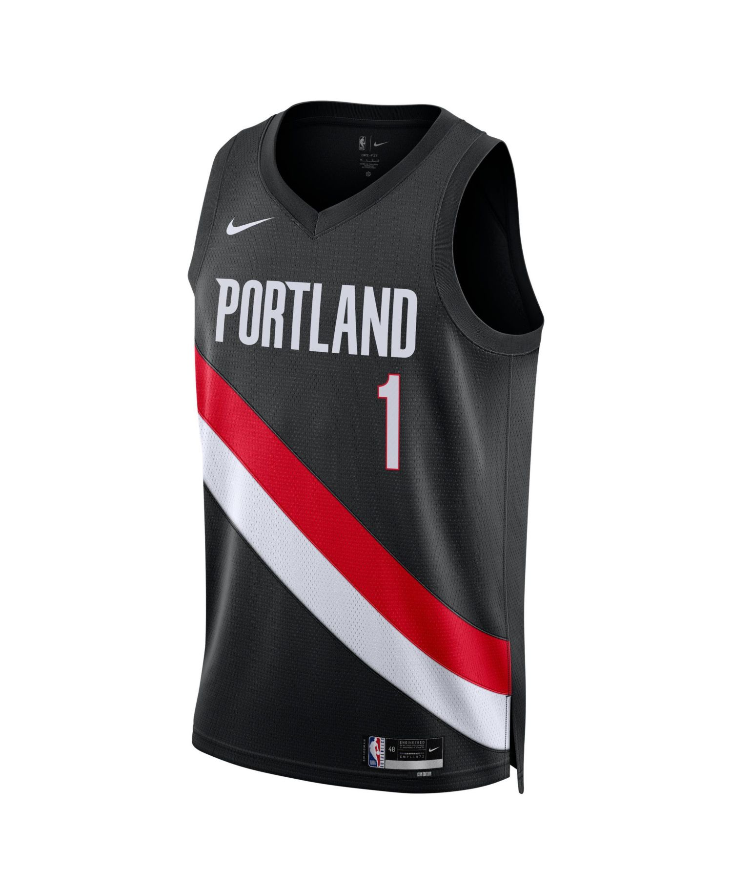 Men's and Women's Ja Morant Black Portland Trail Blazers Swingman Jersey - Icon Edition