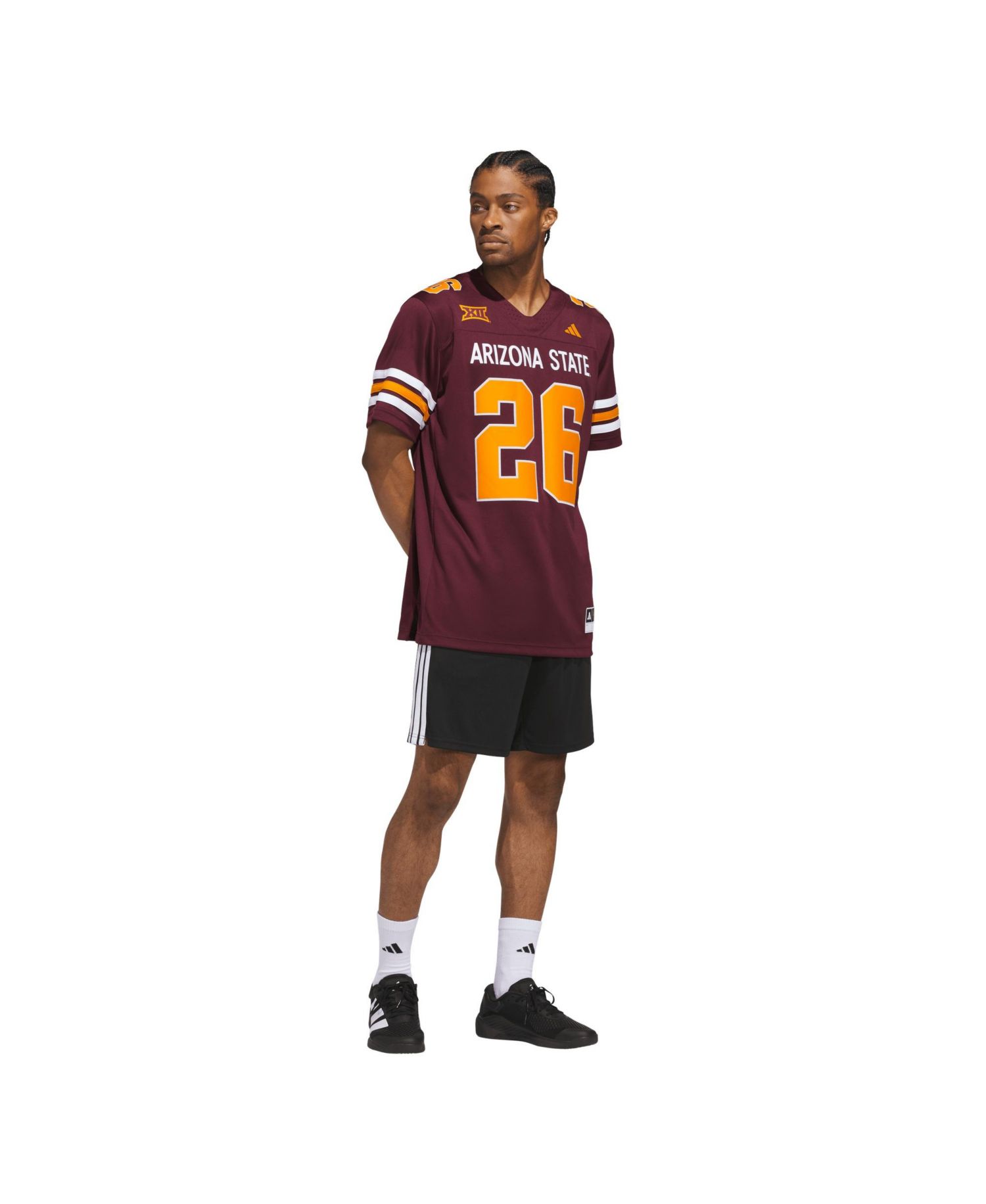 Men's #26 Maroon Arizona State Sun Devils Roses & Devils Premier Strategy Jersey