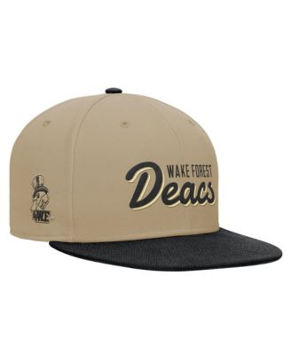 Men's Beige/Black Wake Forest Demon Deacons Pro Dri-FIT Snapback Hat