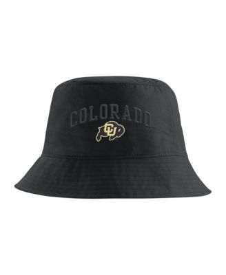 Men's Black Colorado Buffaloes Apex Striped Bucket Hat