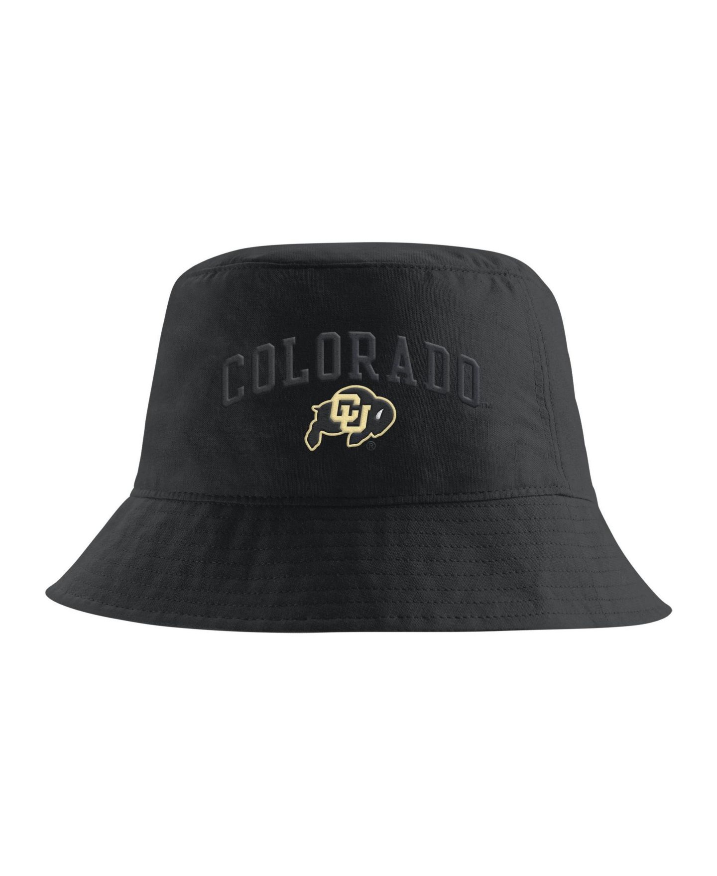 Мужская панама Nike Black Colorado Buffaloes Apex Striped Bucket Hat — фото 1