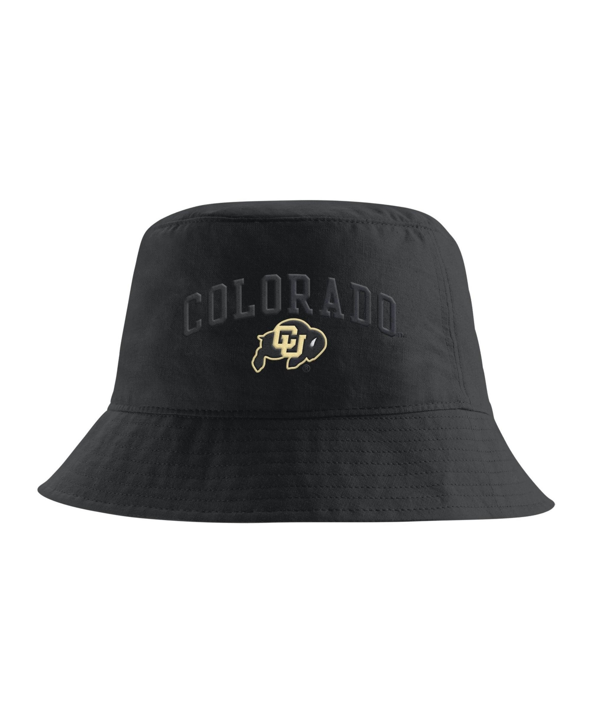 Nike Men's Black Colorado Buffaloes Apex Striped Bucket Hat - Black