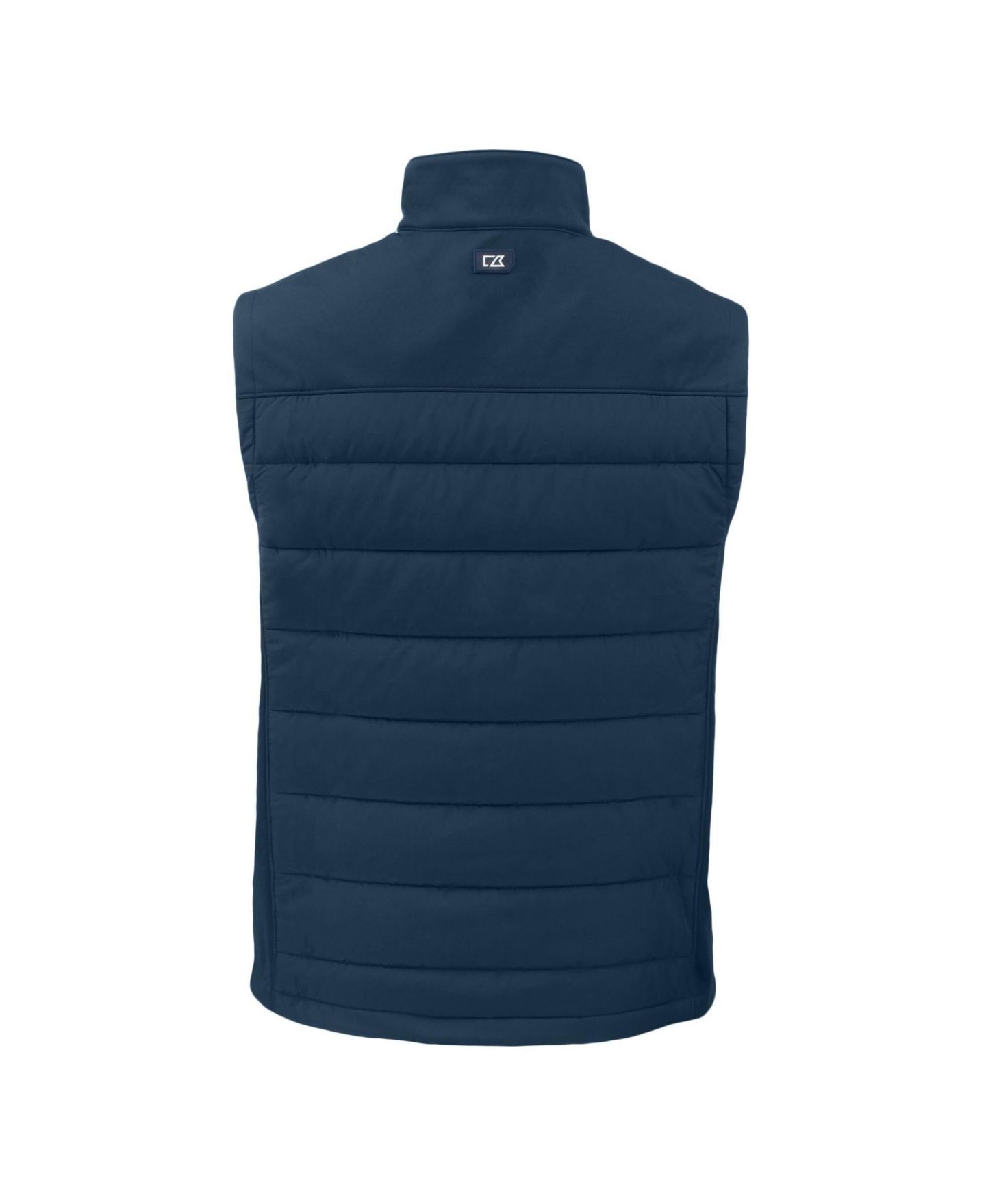 Мужской жилет Cutter & Buck Navy Chicago Bears Throwback Evoke Hybrid Eco Softshell Recycled Full-Zip Vest — фото 3