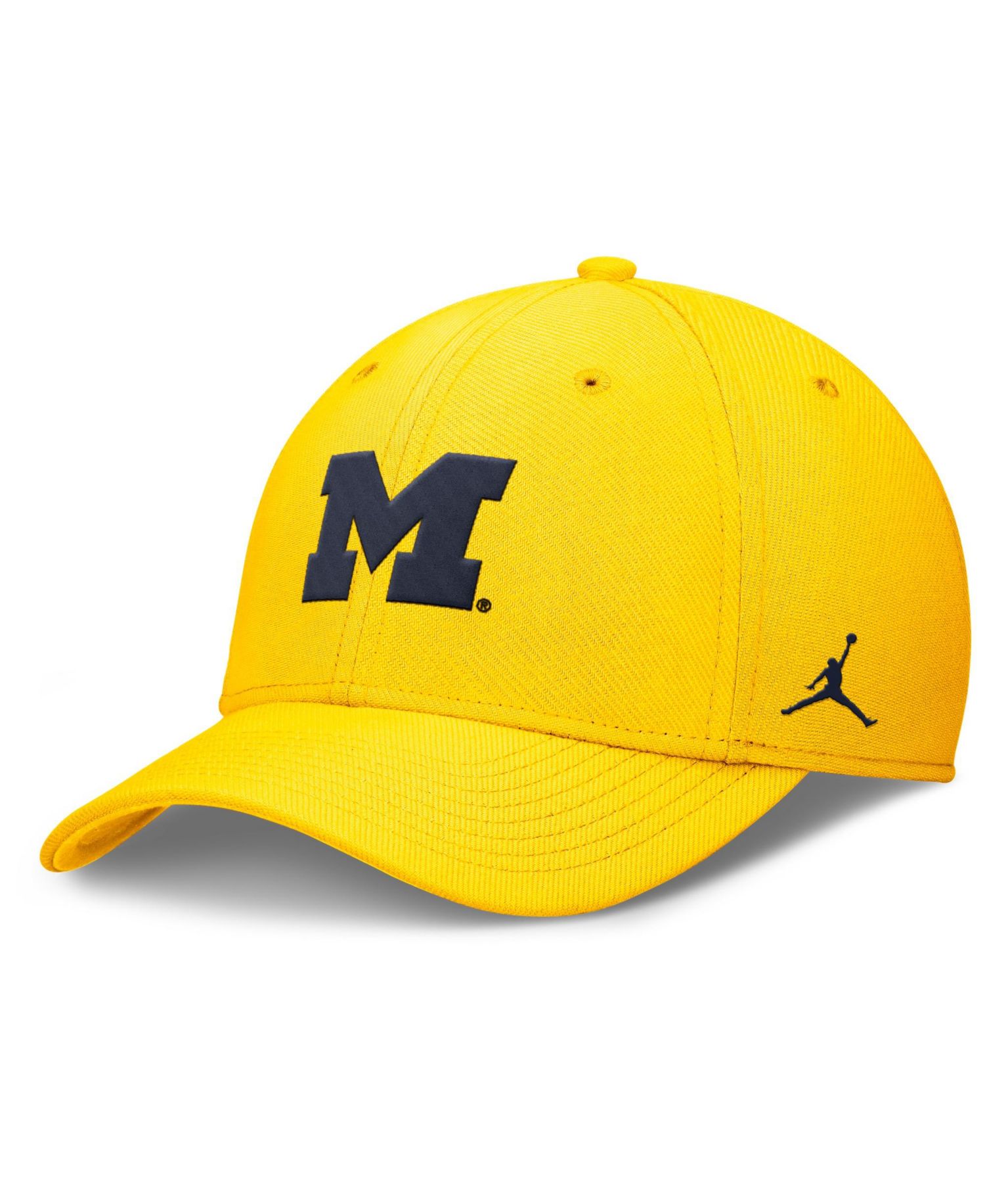 Men's Maize Michigan Wolverines Rise SwooshFlex Dri-FIT Hat
