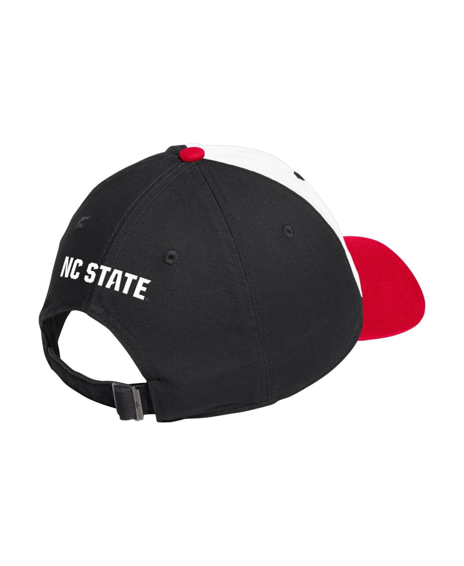 Men's and Women's White/Red NC State Wolfpack Seasonal Baseball Slouch Adjustable Hat