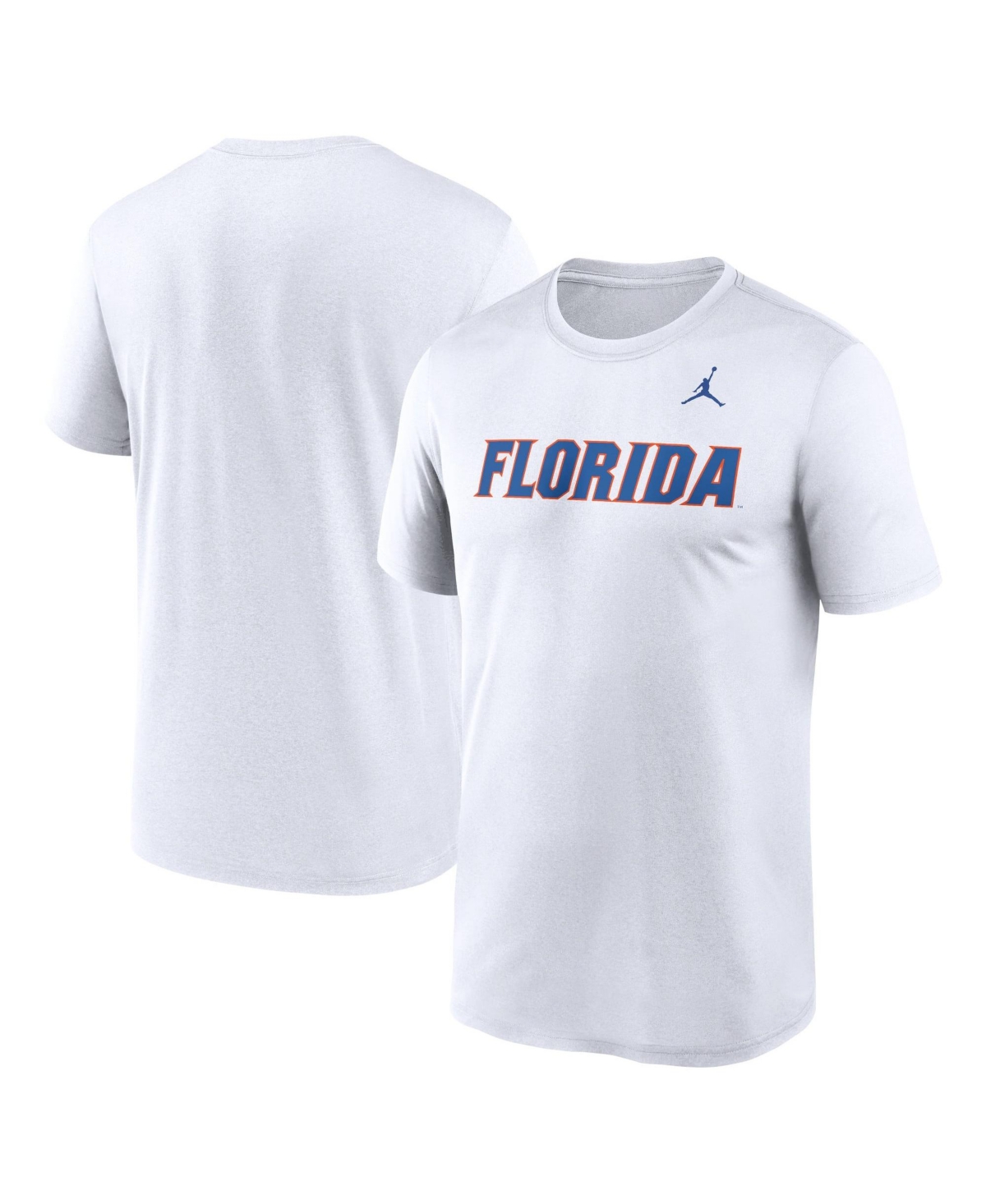 Jordan Men's White Florida Gators Primetime Legend Wordmark T-Shirt