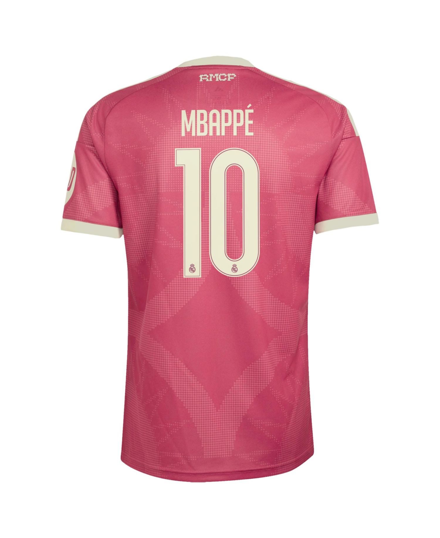 Men's Kylian Mbapp&eacute; Pink Real Madrid 2026/27 Third Replica Jersey