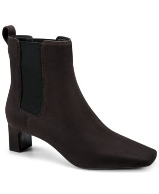 Women's Mylie Square Toe Block Heel Chelsea Booties