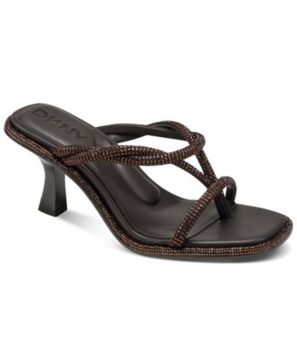 Women's Rabun Stones Kitten Heel Strappy Square-Toe Sandals