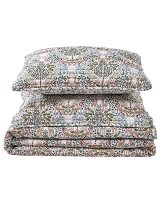 Woodland Deer Holiday Quilt Set