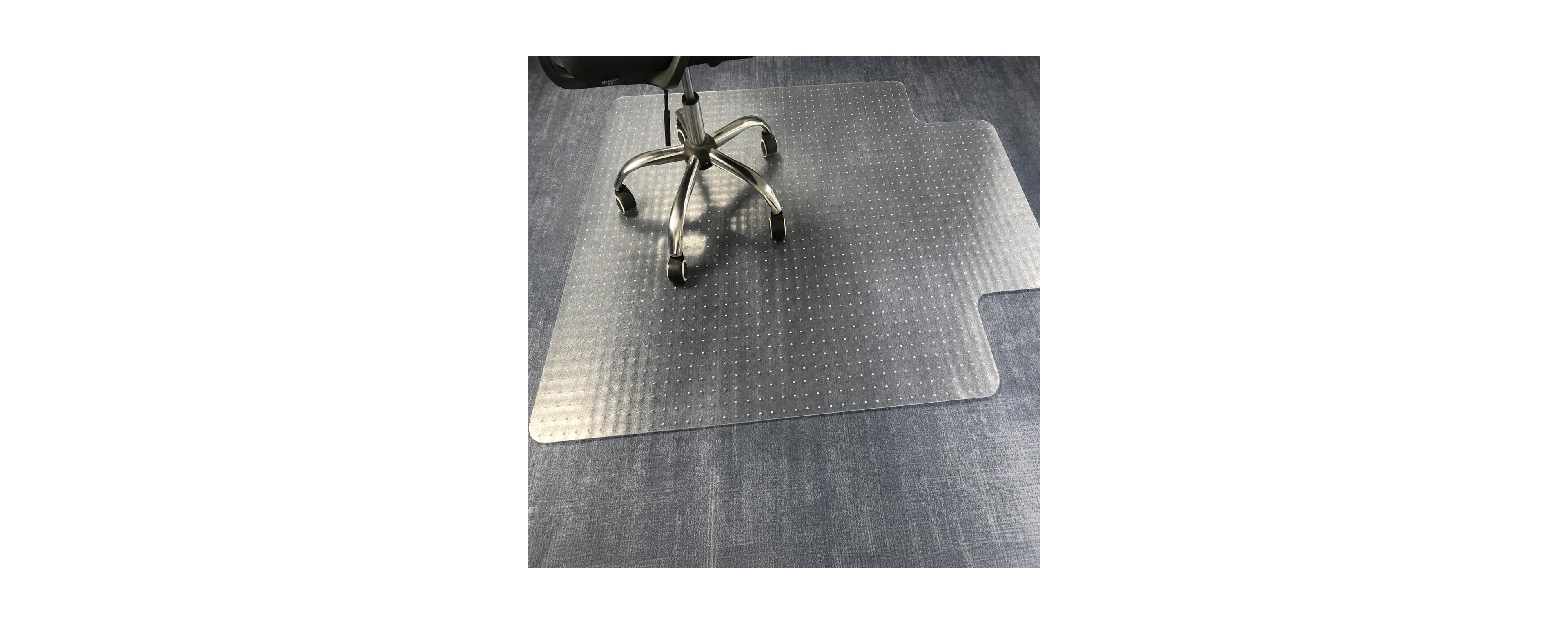 Danrong Heavy Duty Carpet Chair Mat With Lip Studded Grip Smooth Glide 400 Lbs Support