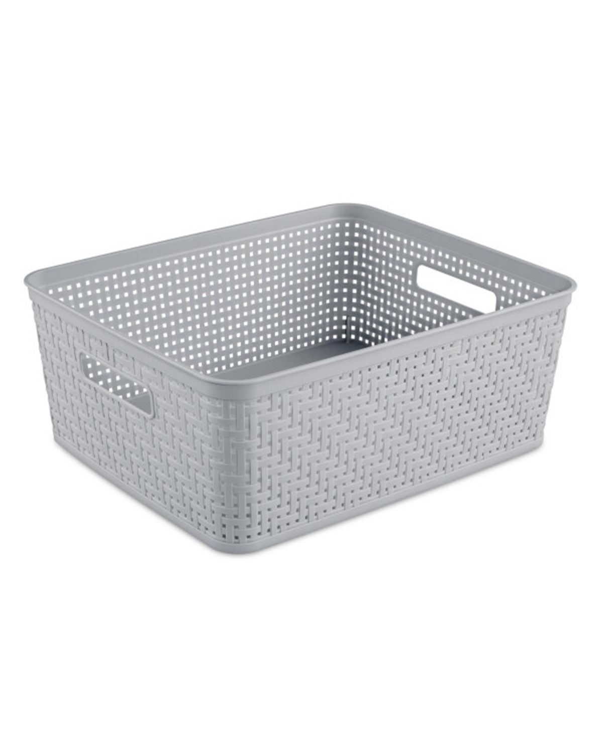 Sterilite 14'' x 11.5'' x 5'' Woven Rectangular Short Basket Organizer ( Pack