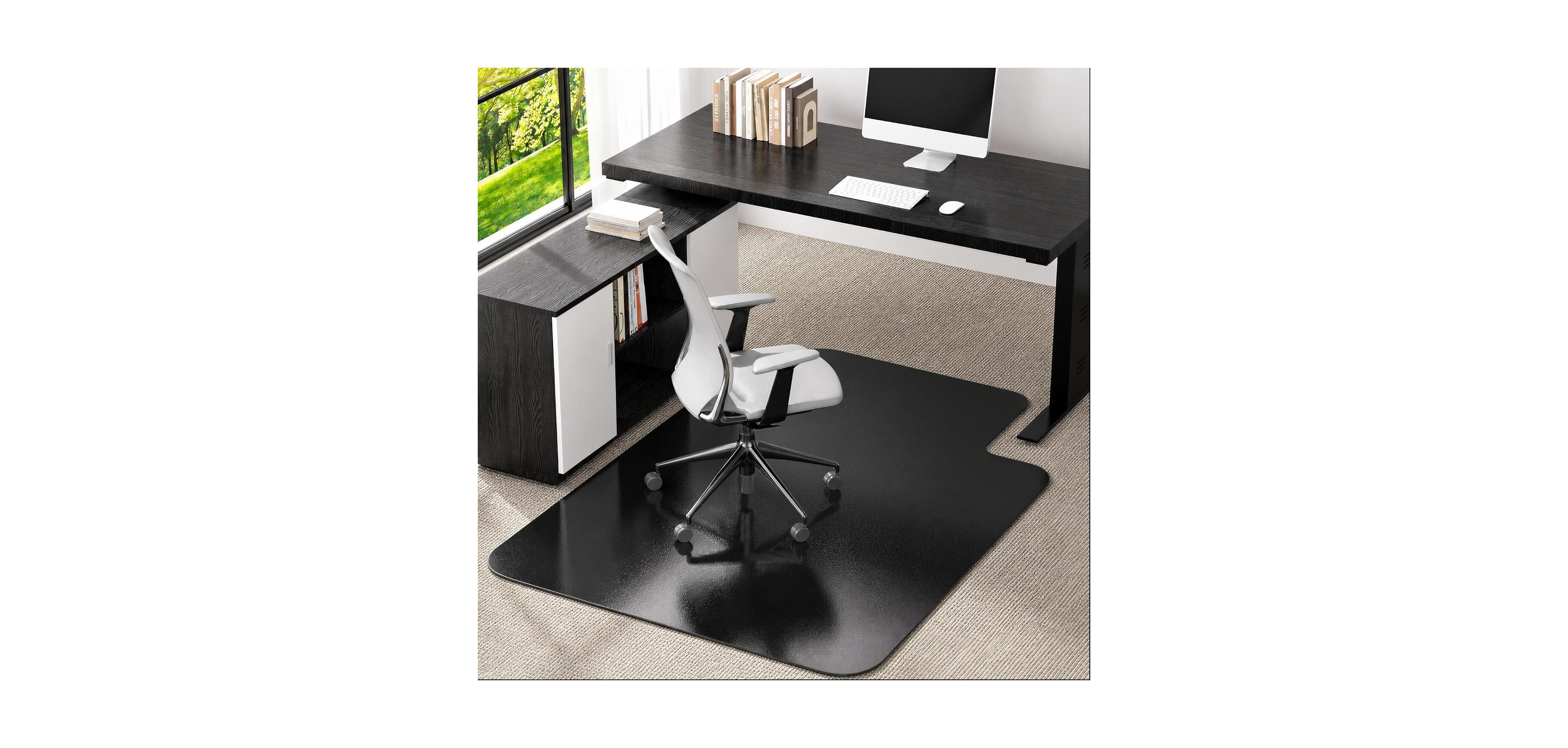 Danrong Heavy Duty Low Pile Carpet Chair Mat Smooth Glide Non Slip Desk Protector
