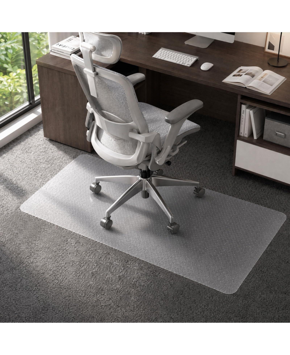 Danrong Heavy Duty Carpet Chair Mat Smooth Quiet Glide Protector For Home Office Gaming Room