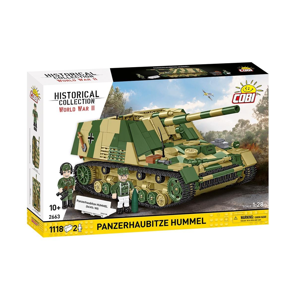 Cobi Historical Collection Wwii Panzerhaubitze Hummel 1,118-Piece Building Set, Ages 10+