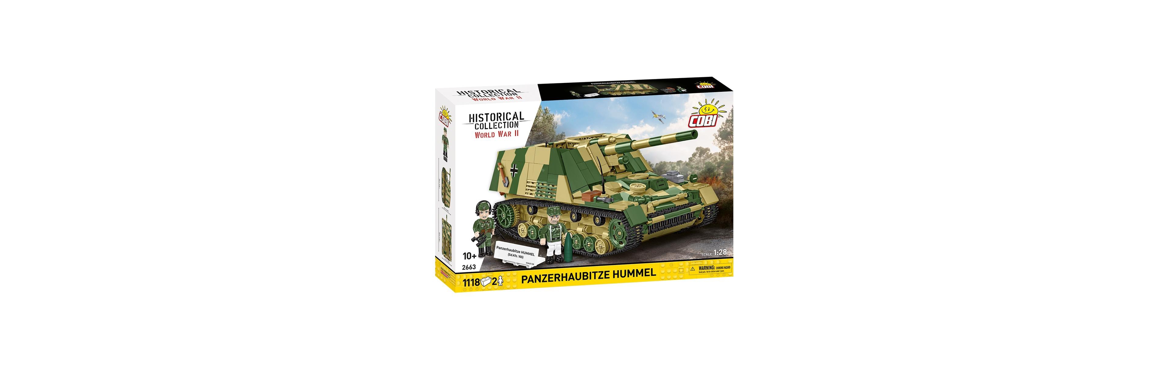 Cobi Historical Collection Wwii Panzerhaubitze Hummel 1,118-Piece Building Set, Ages 10+