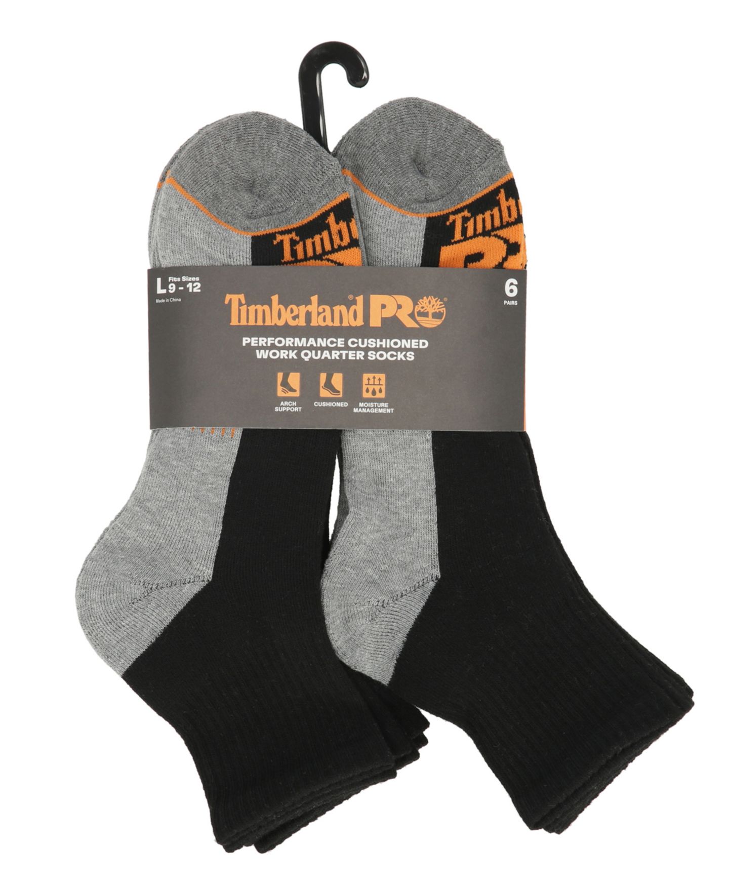 Носки Core для мужчин, укороченные, 6 шт. — Timberland, цвет: Чёрный — фото 3