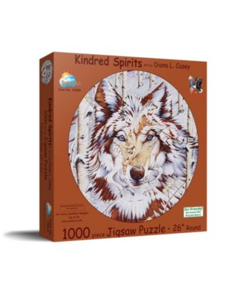 Kindred Spirits 1000 Piece Animal Round Jigsaw Puzzle, Ages 15+