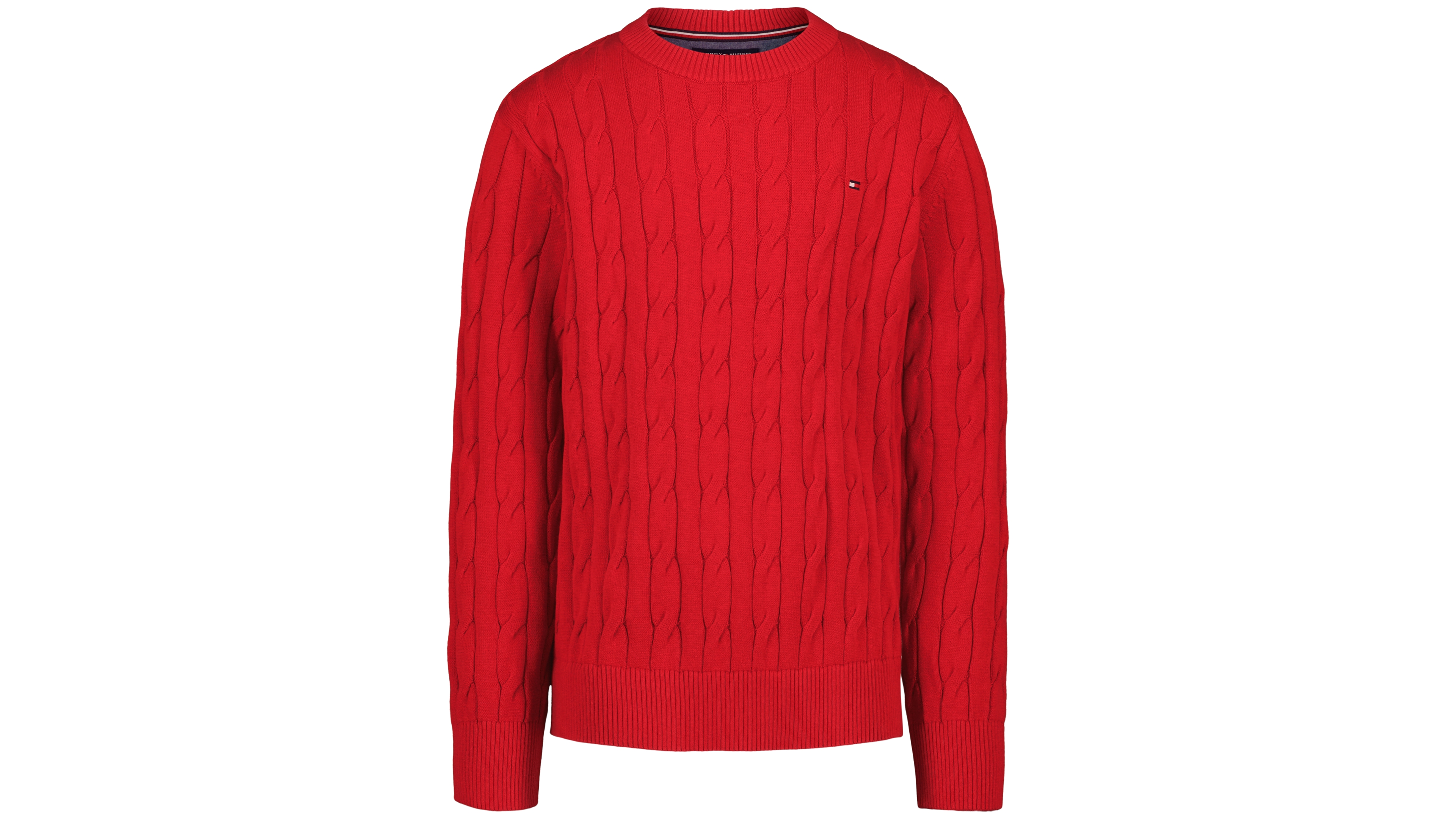 Tommy Hilfiger Men's Cable Knit Crewneck Sweater