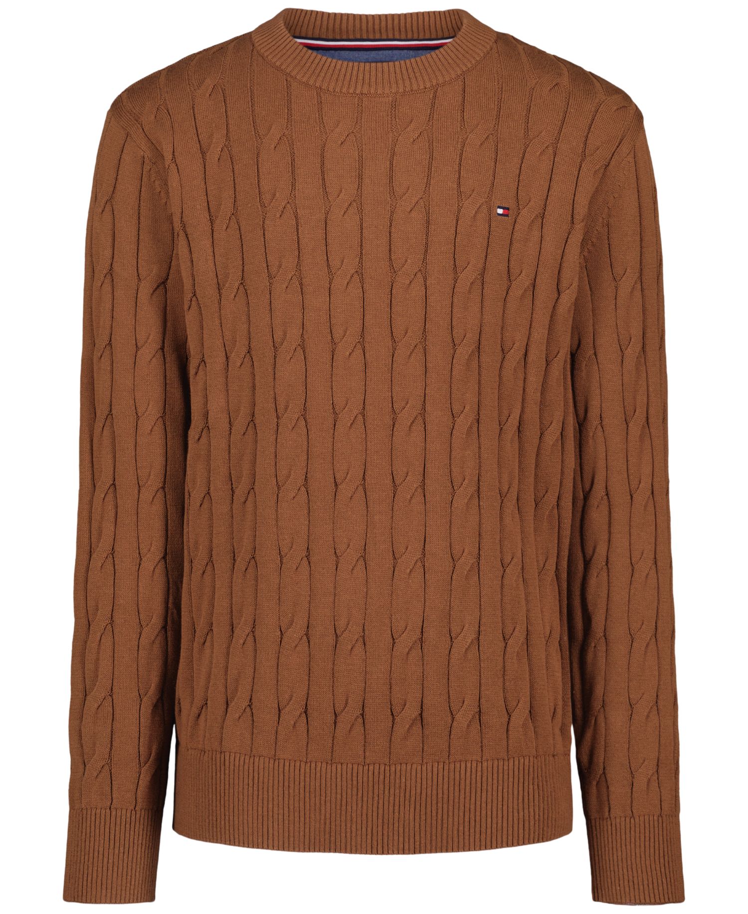 Men's Cable Knit Crewneck Sweater