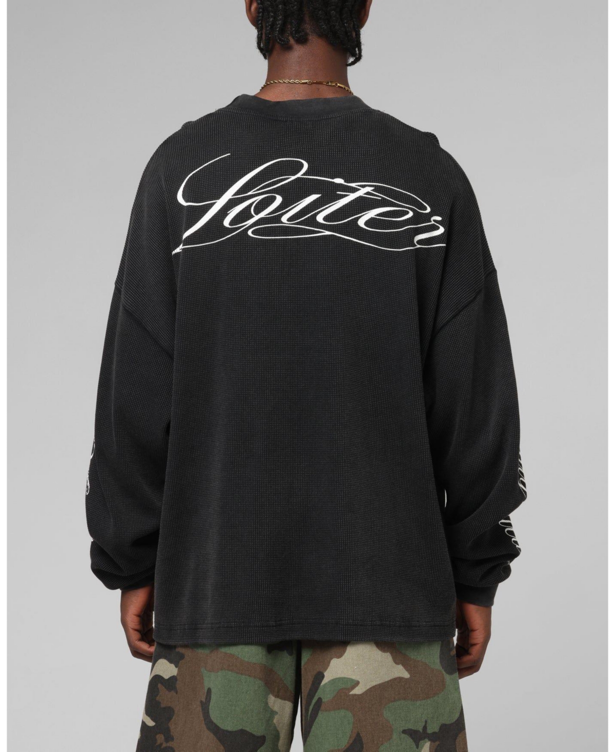Loiter Men's Purity Oversized Long-Sleeve Graphic T-Shirt