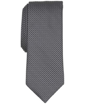 Men's Geometric-Print Slim Tie
