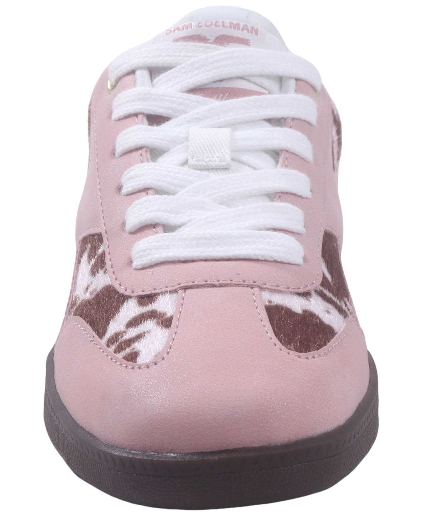 Детские кроссовки Sam Edelman Tenny Val Cow-Print Low-Top, цвет: Розовый — фото 7
