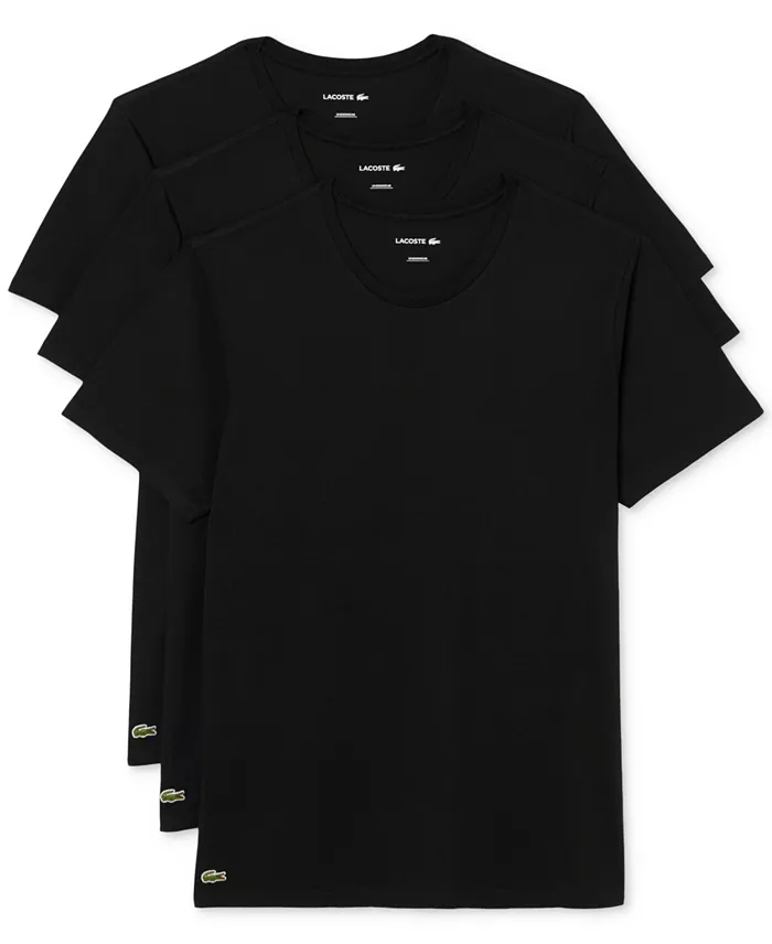 Men's Regular-Fit Crewneck Undershirts, 3-Pack - thumbnail 4