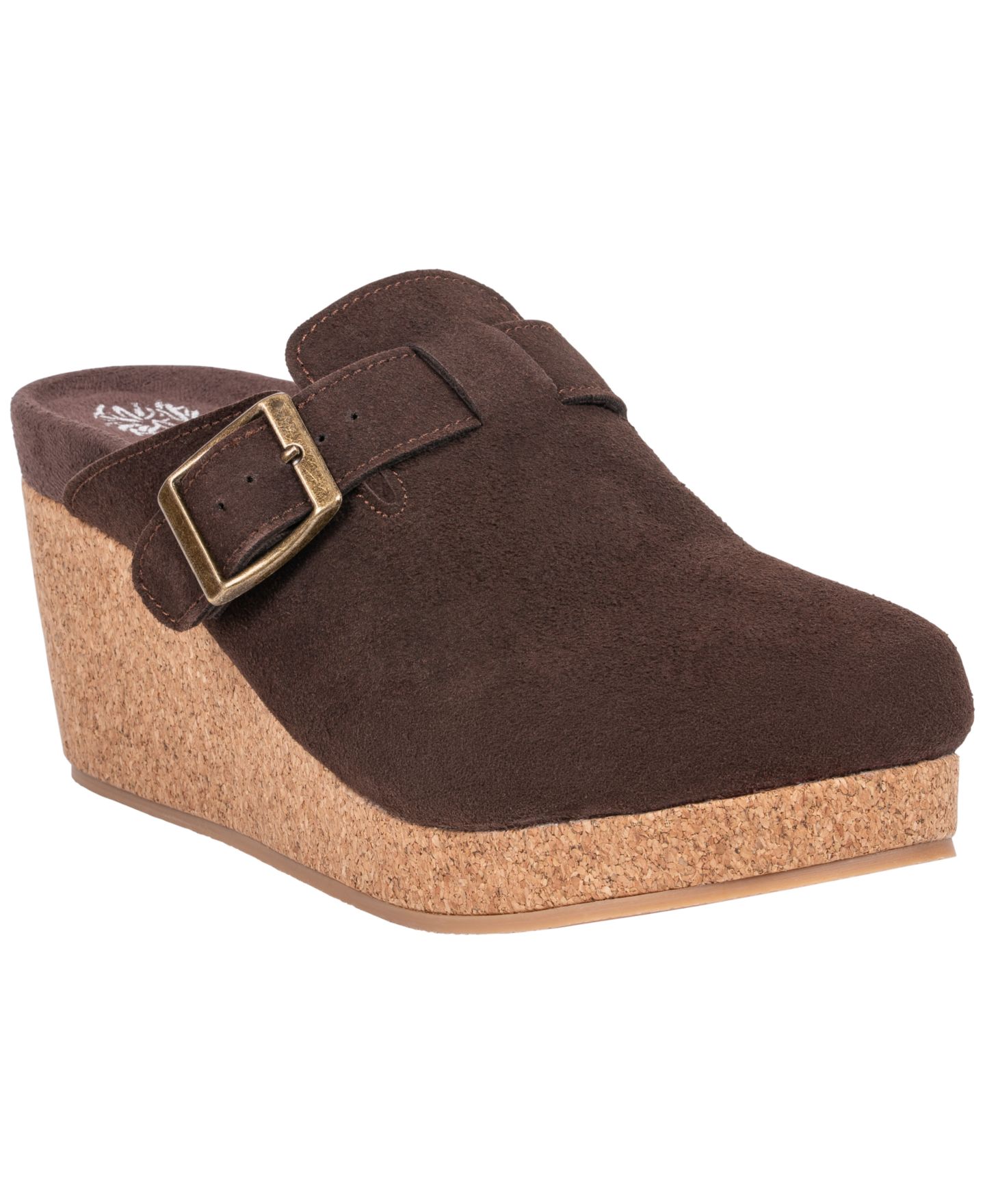 Женские сабо GC Shoes Madison Platform Wedge Slip On, цвет: Коричневый — фото 1