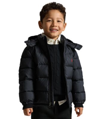 Toddler Boys' 2T-7 Ripstop Down Hooded Jacket