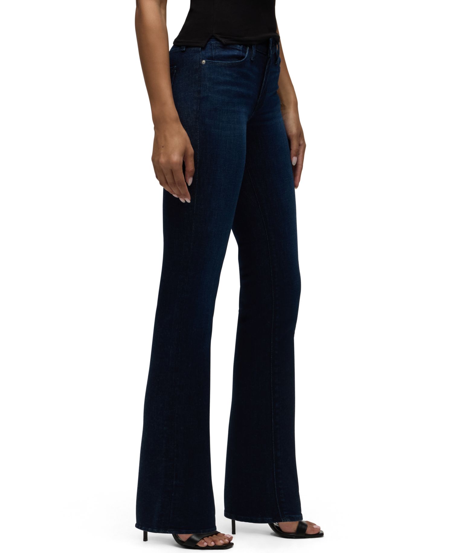 Women's Barbara High-Rise Stretch Denim Bootcut Jeans