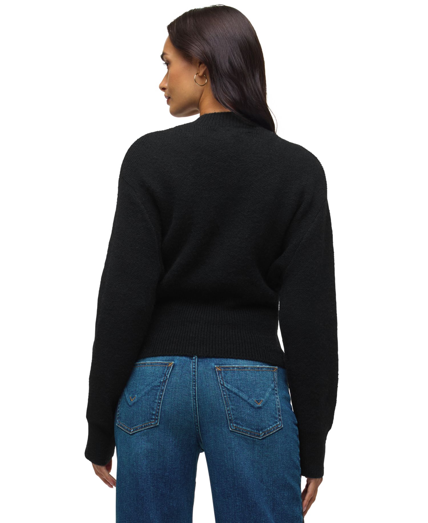 Women's Lizbeth Front-Zip Cropped Sweater
