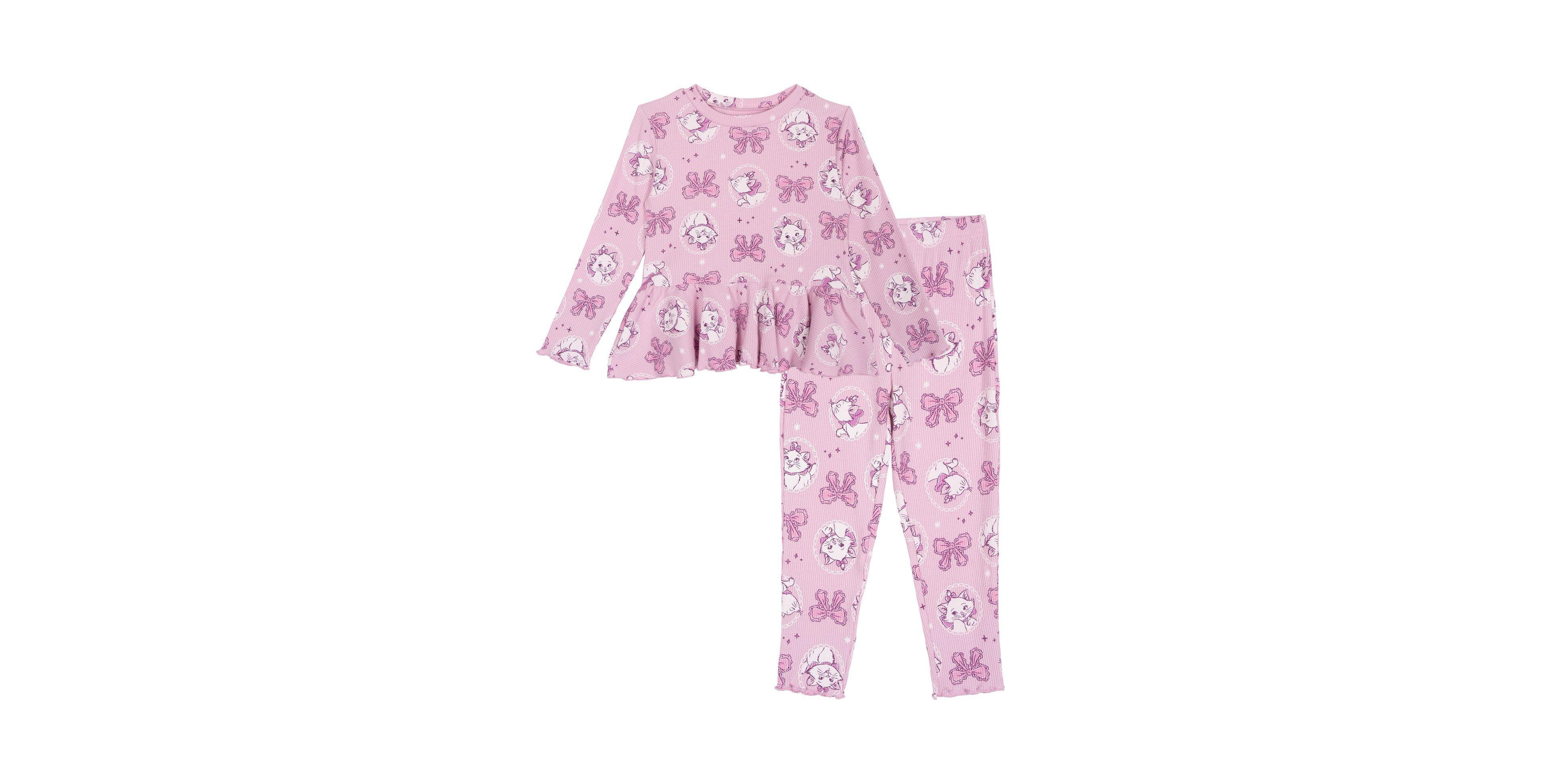 The Aristocats Marie Girls' Ribbed Long Sleeve Tee and Pants Set