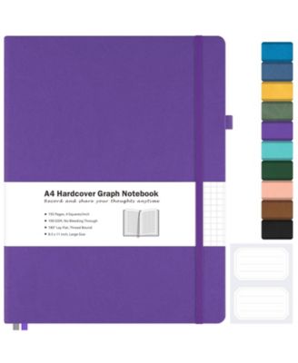 Dotted Journal Hardcover Lay Flat Notebook Thick Paper Smooth Writing For Work School