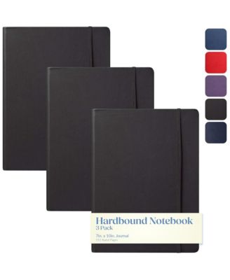 Hardcover Lined Daily Journal Layflat Binding 3 Pack For Daily Planning Writing Reflection