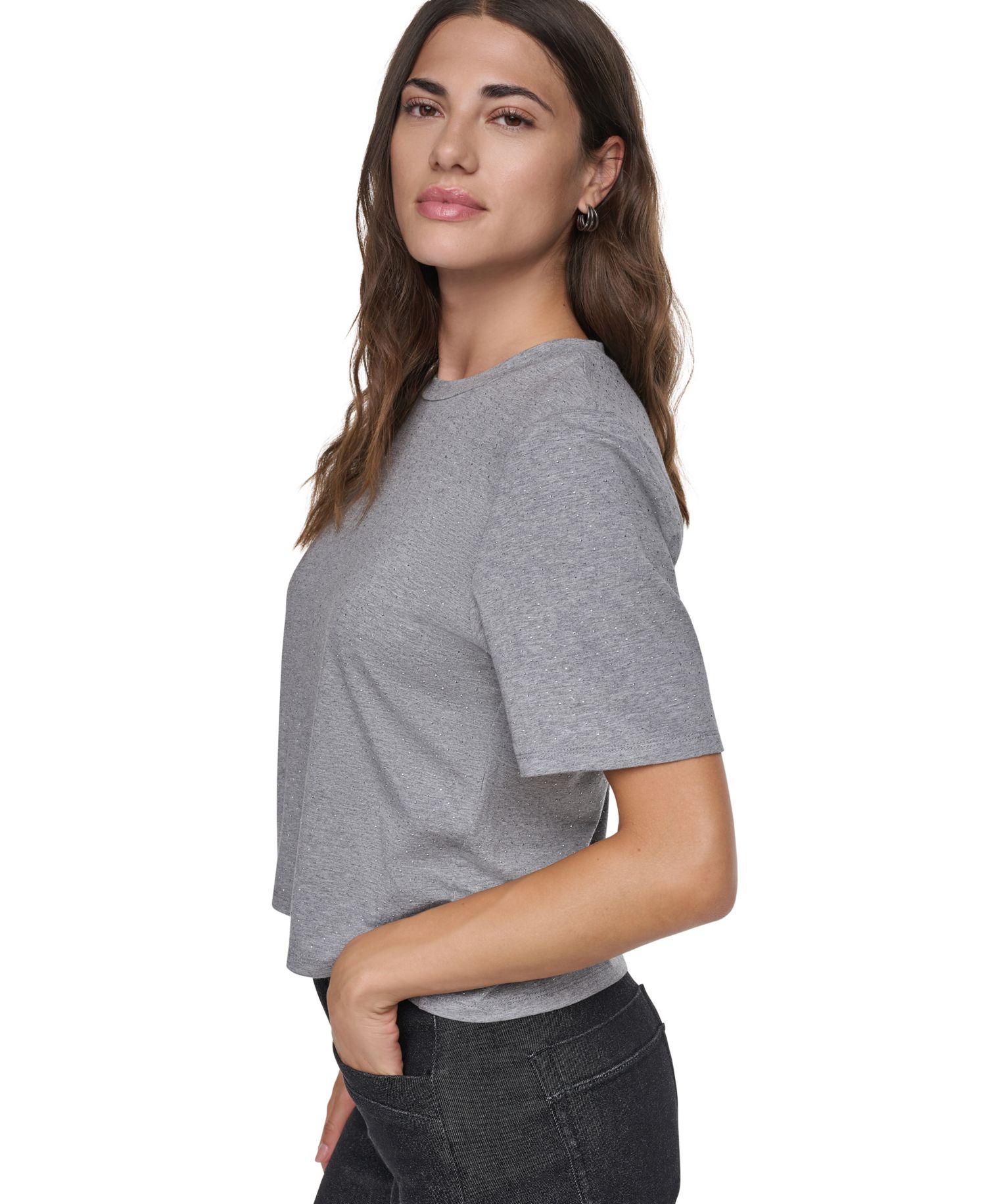 Women's Embellished Crewneck Top