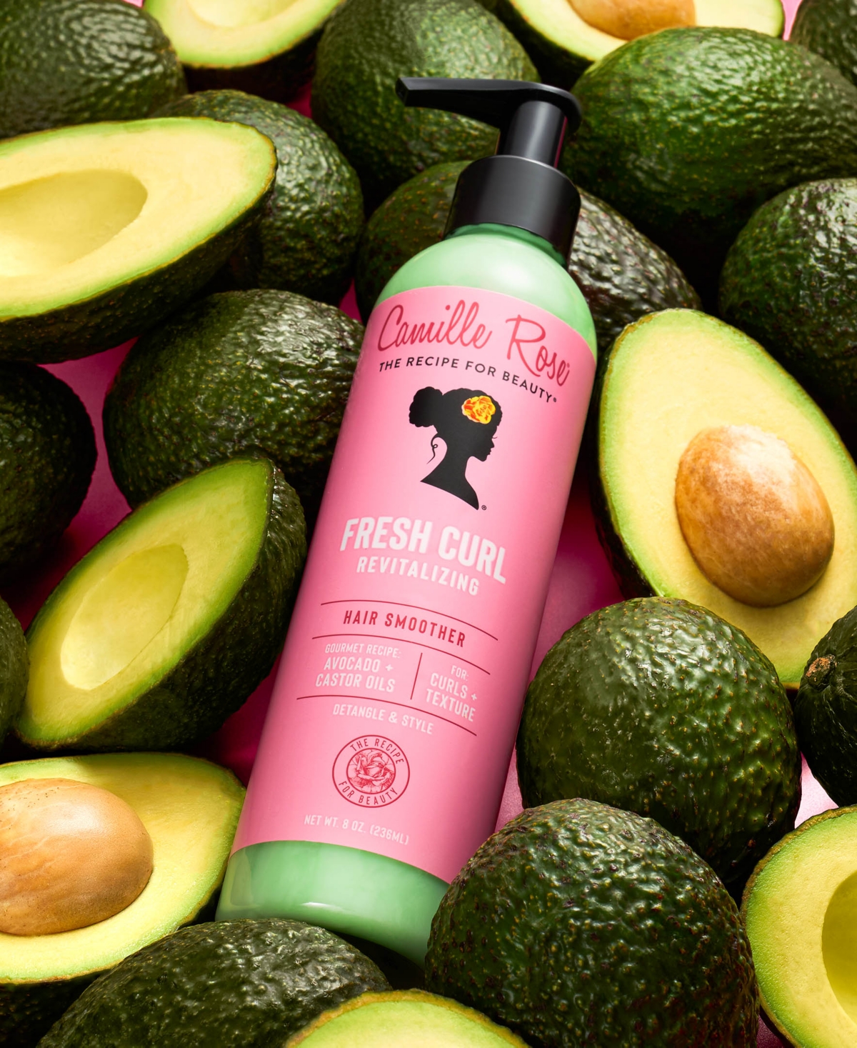 Camille Rose Fresh Curl Revitalizing Hair Smoother, 8 oz.